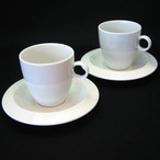 ALESSI AbVB BAVERO COFFEE CUP & SAUCER R[q[Jbv\[T 2Zbg iR[q[JbvA\[T[j iR[q[AeB[j